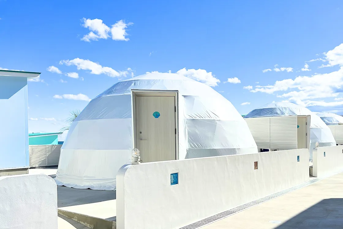 Dome Tent with Private Bath